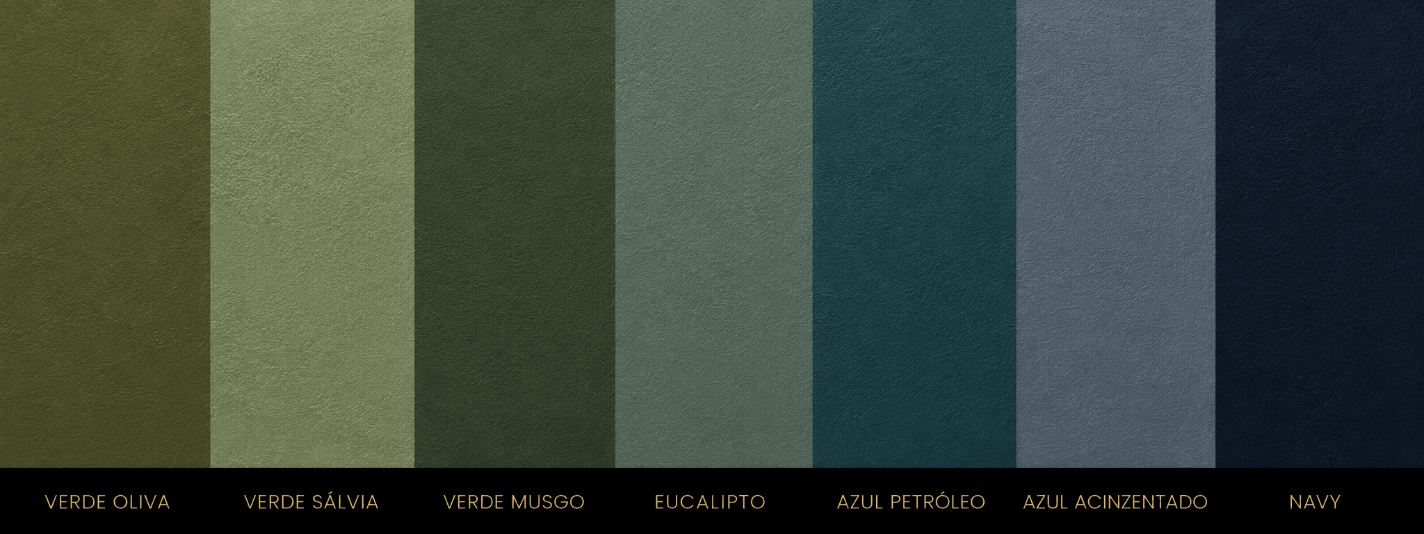 Verde e azul fechados